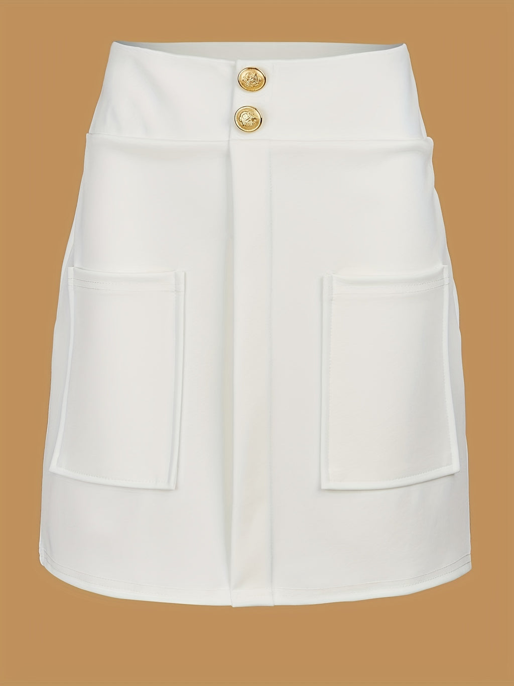 Blazers Two-piece Set, Casual Fashion Solid Loose Long Sleeve Blazers & Mini Skirt, Women's Clothing