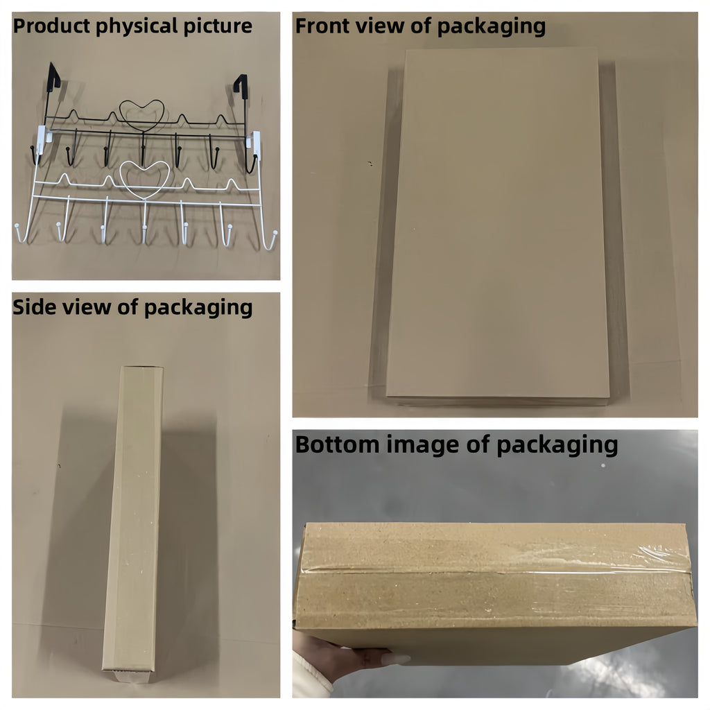 [Multi-Purpose] Contemporary Wall Mounted Hook Rack | Multi-Purpose Organizer | Painted Finish | Home and Office Use | Modern