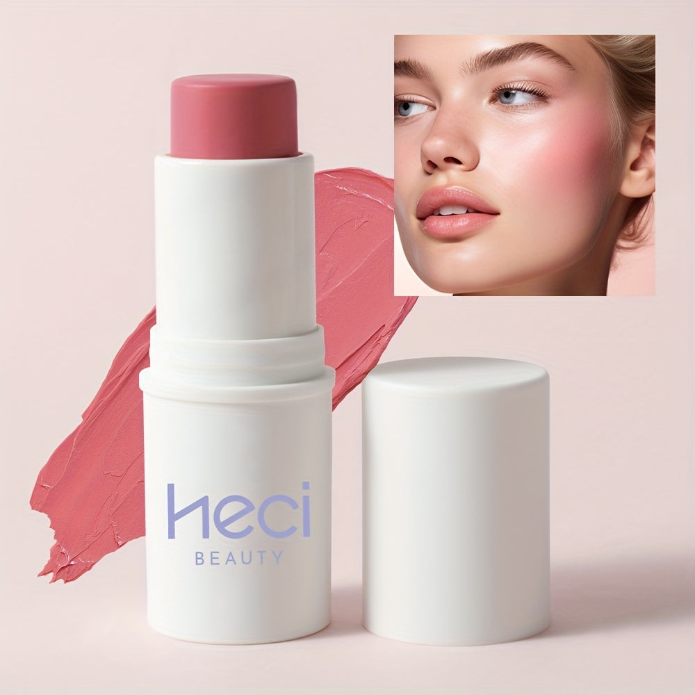 3-in-1 Waterproof Makeup Stick: Blush, Eyeshadow, Lipstick - Lasts All Day, Moisturizes & Brightens in Berry, Coral, Pink