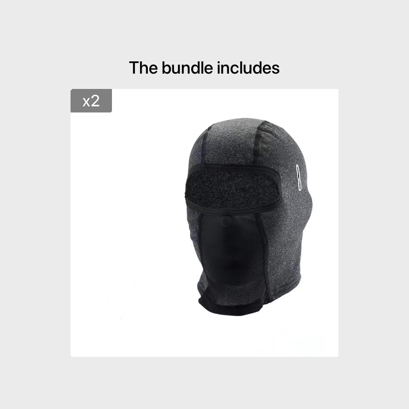 [Motorcycle Riding Balaclava] Breathable & Warm Motorcycle Riding Balaclava Neck Gaiter - Adjustable Ear Loops, Full Face Coverage for Winter Sports, Skiing, and Street Bikes, Skiing Accessory, Sleek Design, Flexible Fit