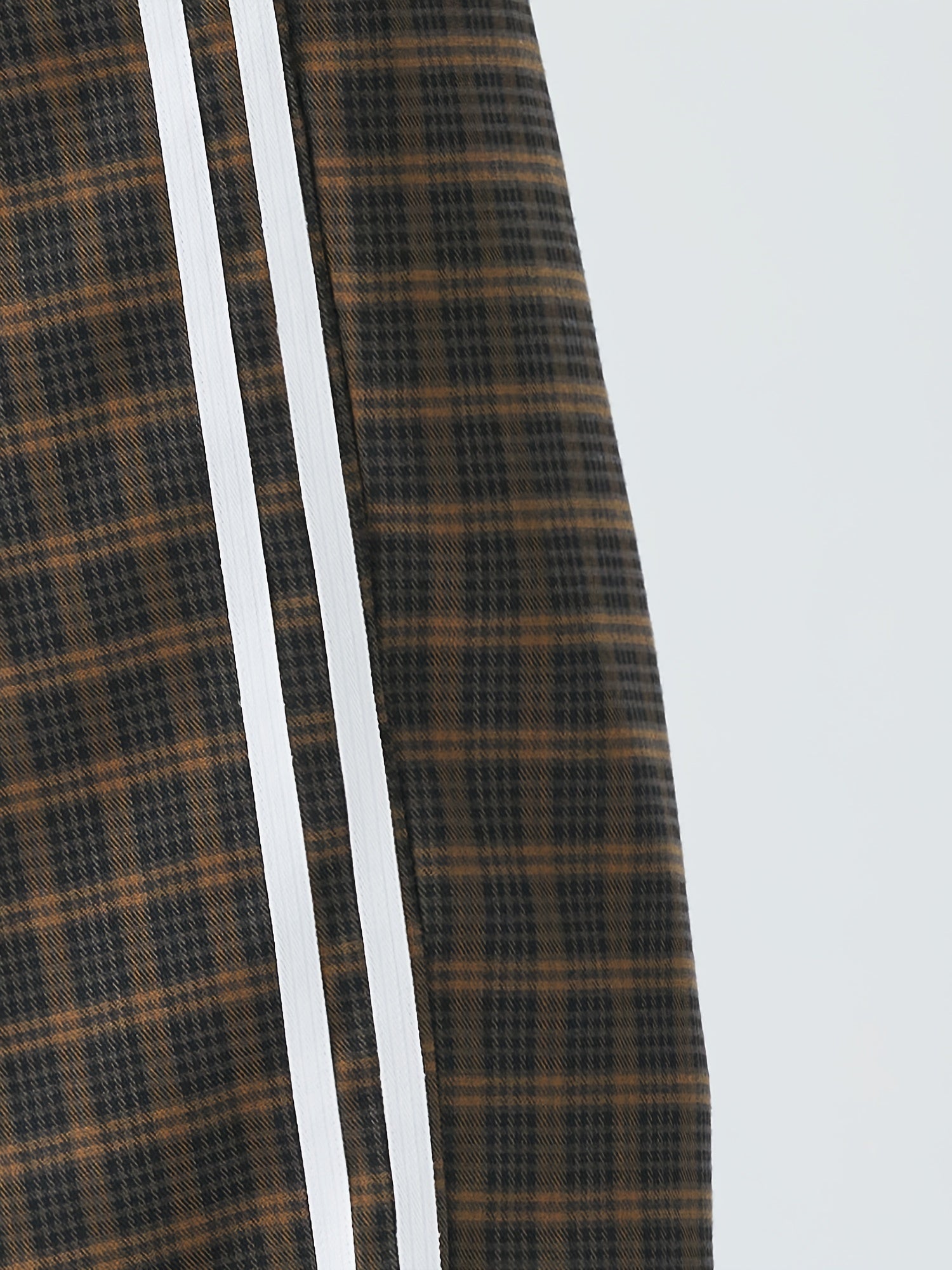 Men's Trendy Plaid Loose Pants For Spring/Fall