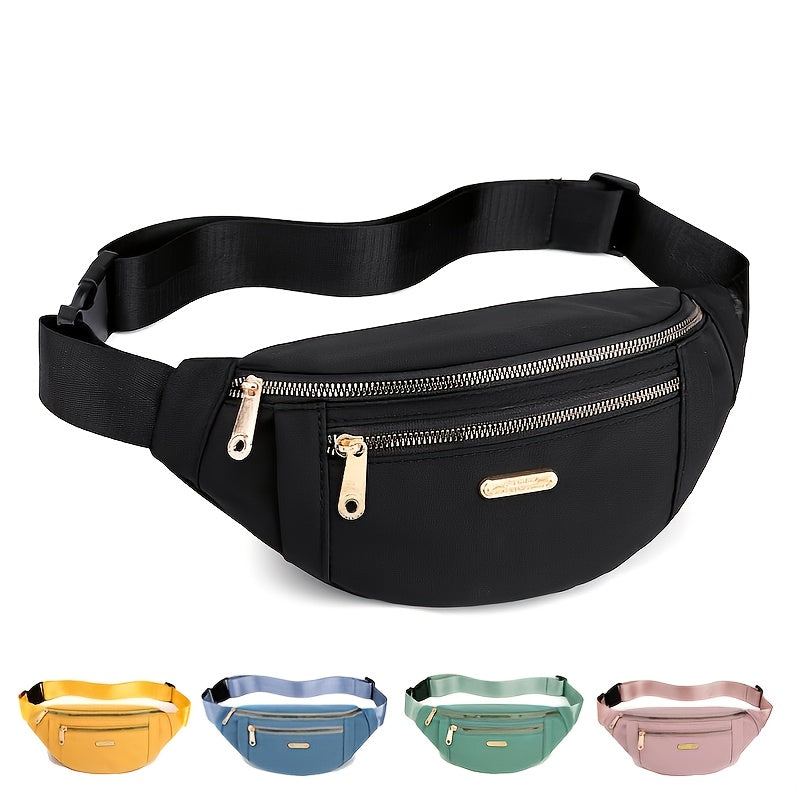 Waist Bags belt bag Women Oxford Leisure Color Hip Bum Bag Shoulder Crossbody Chest Bags Handbags All-match Messenger Belt Bag