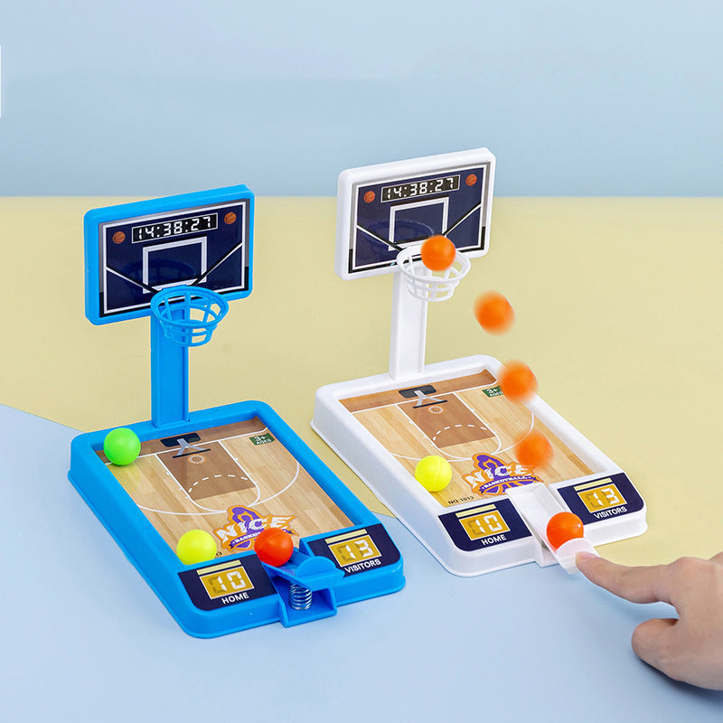 Mini Tabletop Shooting Device, Finger Catapult Basketball Machine, Parent-child Interactive Toy, Children's Birthday Gift, Kids Gift, Train Focus Ability, Simulated Basketball Court Decoration