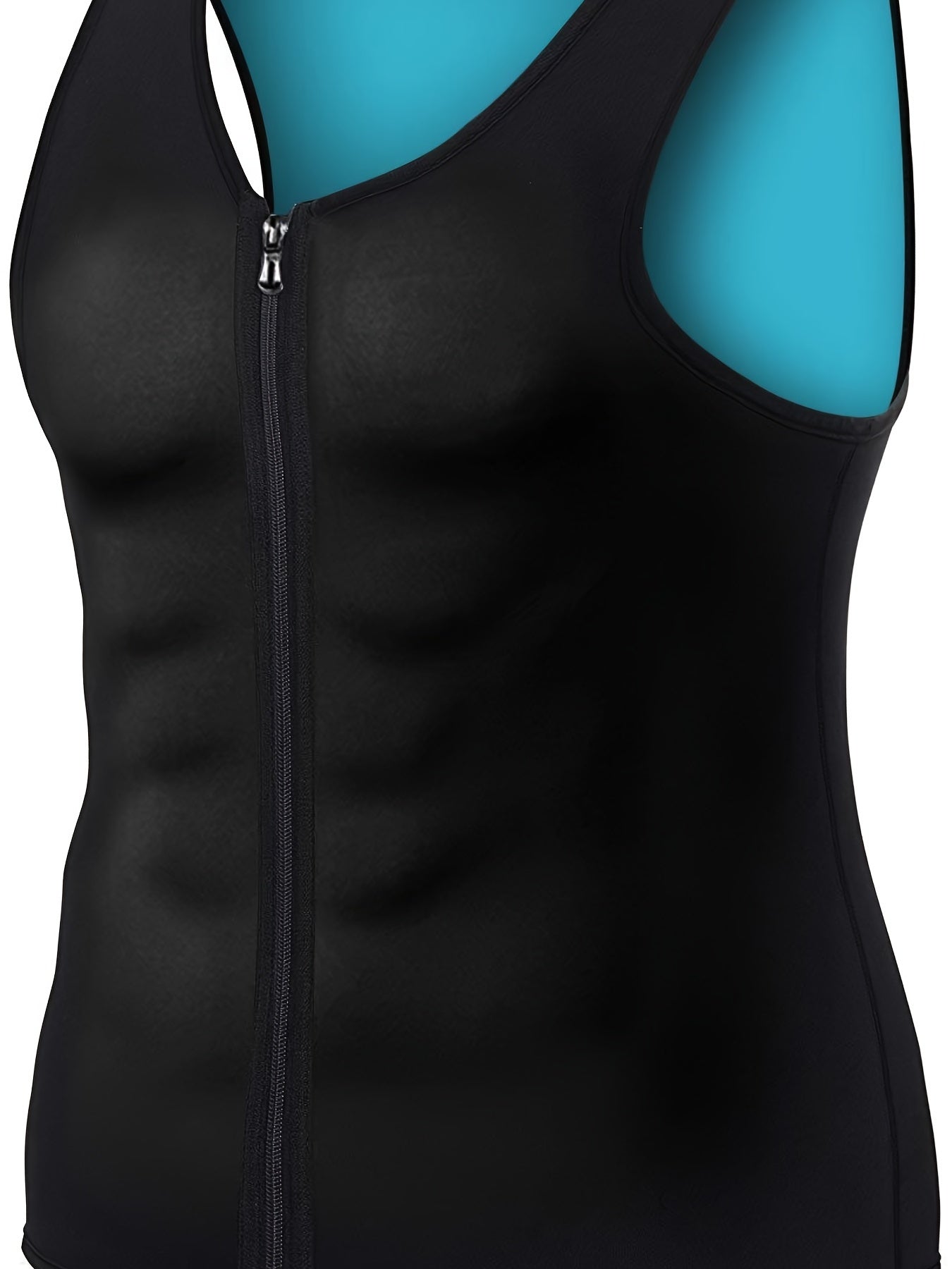 Men's Compression Sweat Sauna Vest, New Slimming Suit For Students, Waist Belts Body Shaper Back Support Tank Top For Workout Fitness Gym