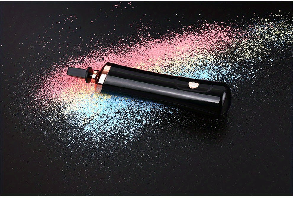 QuickClean Battery-Operated Makeup Brush Cleaner - Efficient Residue Removal, Adjustable Speeds, With Drying Function, Perfect for Home and Travel Use