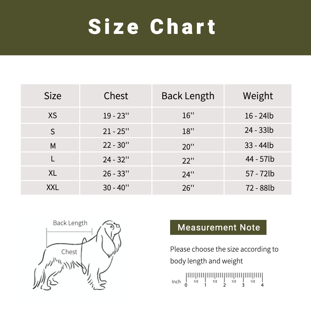 Double-Layer Winter Dog Jackets, Dog Coats For Large Dogs In Winter, Dog Raincoat - Waterproof Dog Clothes Christmas Gift